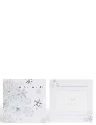 Snowflakes Gift Card