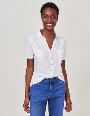 Womens White Shirts Blouses Ms