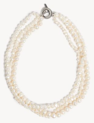 Freshwater Pearl Twist Necklace