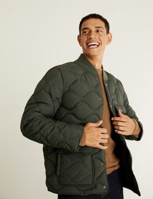 Recycled Feather and Down Quilted Jacket