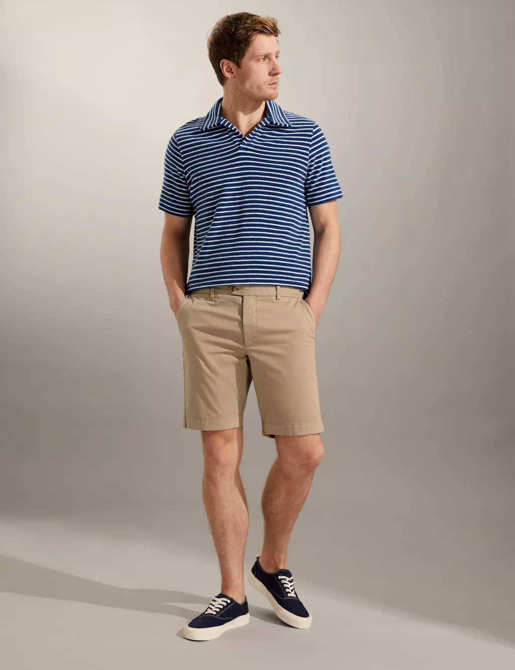 Stretch Chino Shorts | JAEGER | M&S