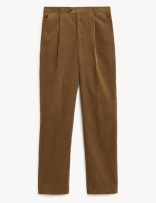 Tailored Fit Italian Corduroy Trousers