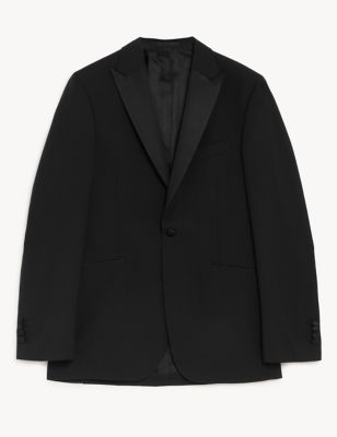 Tailored Fit Wool Rich Tuxedo Jacket