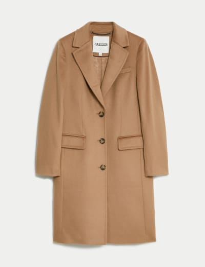 Jaeger boyfriend coat navy top