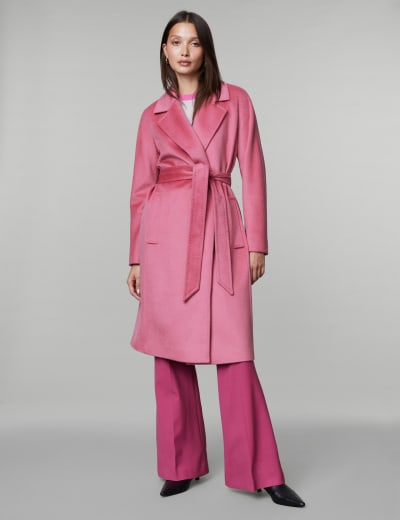 Pure Wool Belted Wrap Coat 7 of 16