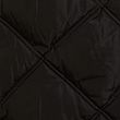 Oversized Quilted Longline Puffer Coat - black