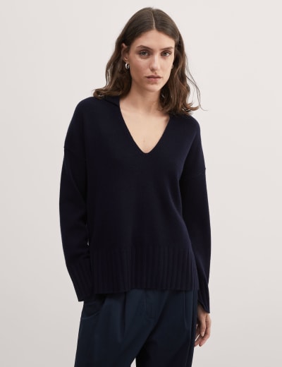 Pure Merino Wool Longline Cardigan JAEGER M S