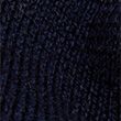 Pure Merino Wool V-Neck Midi Wrap Dress - navy