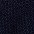 Pure Wool Knitted Scarf - navy