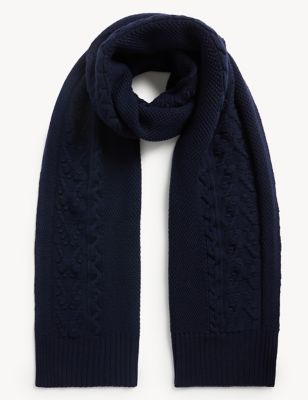 WOMEN FASHION Accessories Shawl Navy Blue Navy Blue Single discount 94% NoName Blue and gray scarf 