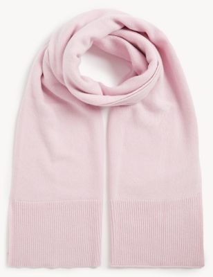 Cashmere Blend Knitted Scarf