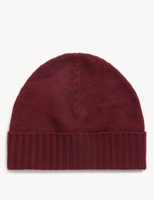 Pure Wool Knitted Beanie Hat