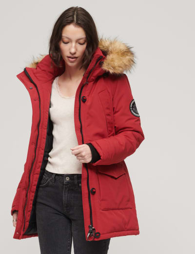H and m hotsell pile lined parka
