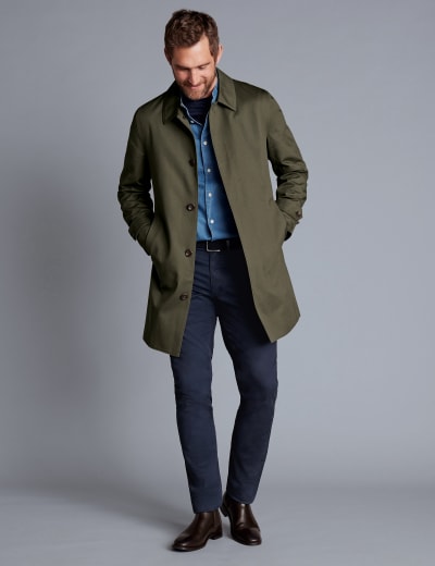 Mens green outlet mac coat