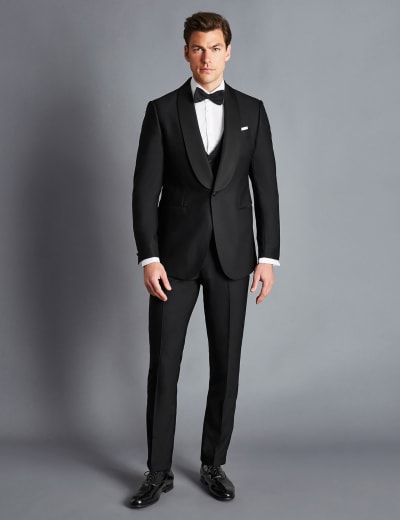 Tuxedo shop shirt m&s