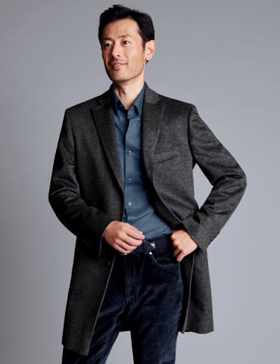 Marks and spencer mens pea coat sale