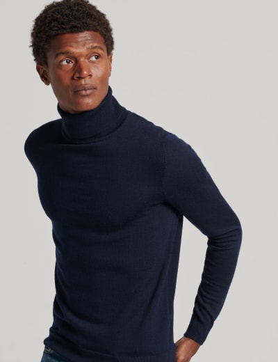 Men’s Pure Cashmere Crew Neck Sweater