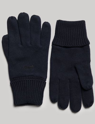 White cotton knit gloves deals