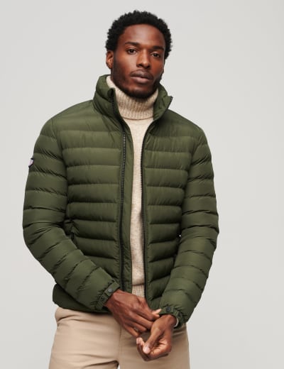Lightweight Padded Puffer Jacket Lyle Scott M S