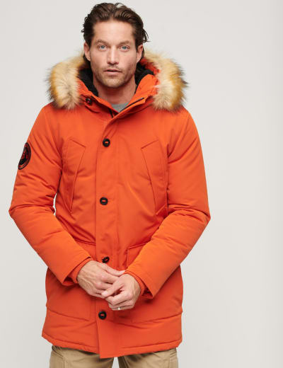 Lyle scott fur sale hood padded parka jacket