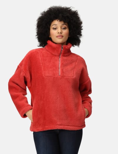 Rose gold outlet sherpa pullover