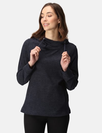 Soft Touch Textured Zip Up Relaxed Hoodie M S Collection M S