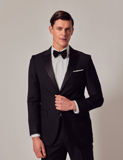 Slim Fit Pure Wool Tuxedo Jacket Charles Tyrwhitt M S