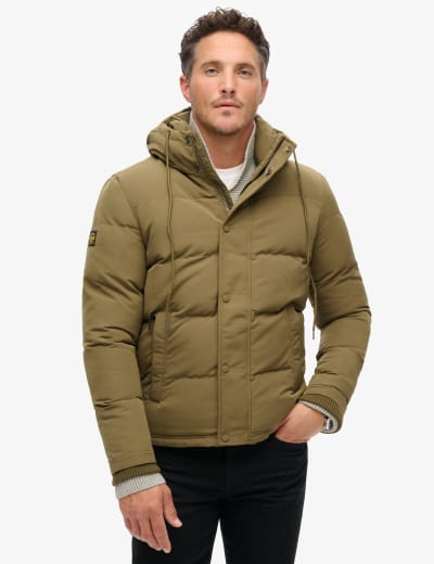 Hooded padded puffer jacket 2025