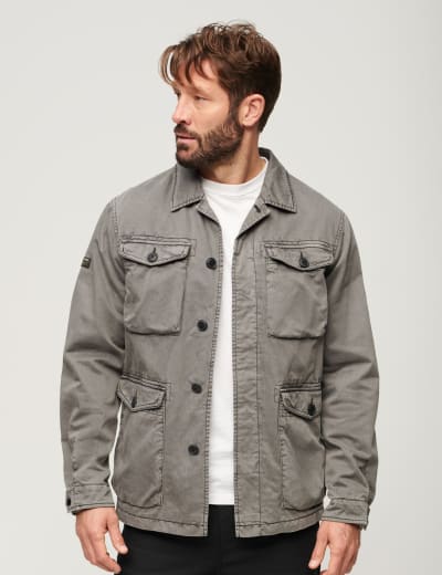 French connection harrington on sale borg collar jacket