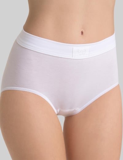 Sloggi Womens Romance Tai Brief Size 16 in White, White, X-Large :  : Clothing, Shoes & Accessories