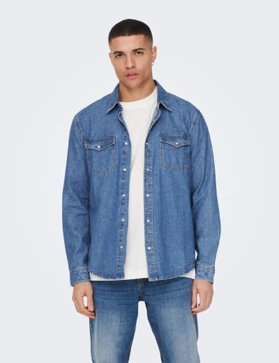 Denim Shirt ONLY SONS M S