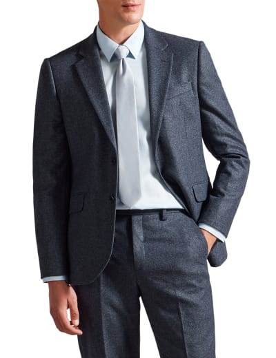 Joules grey tweed blazer sales