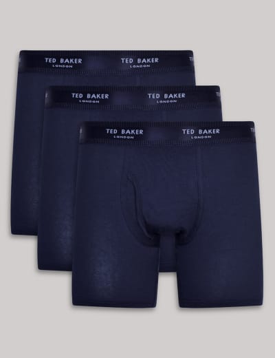 Reiss Blue Multi Calvin Klein Underwear 3 Pack Trunks