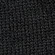 Knitted Beanie Hat - black