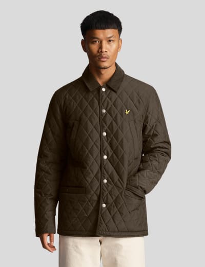 Tweed quilted jacket hotsell