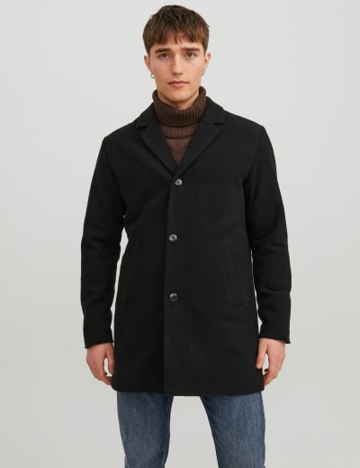 Men's twill cheap bibby overcoat