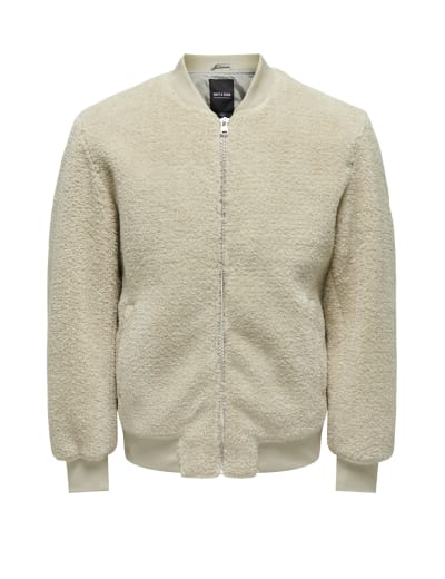 Mens borg collar bomber on sale jacket