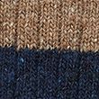 Striped Wool Rich Socks - navy
