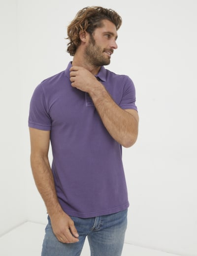 Relaxed Fit Pure Cotton Polo Shirt Wrangler M S