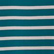 Organic Cotton Striped Long Sleeve T-Shirt - tealmix