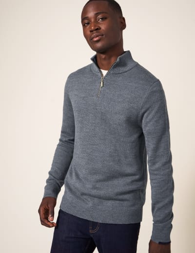Merino quarter zip on sale