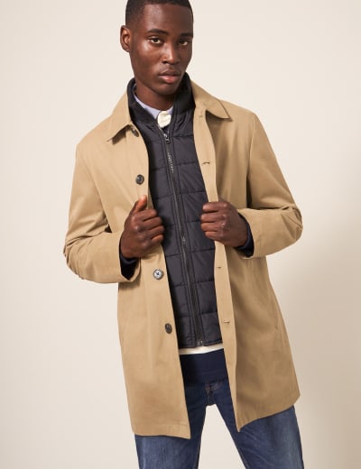 Wool Rich Twill Overcoat FatFace M S