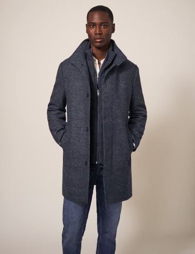 Wool Rich Overcoat Autograph M S