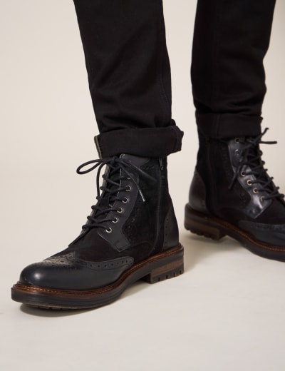 George leather adirondack boot on sale