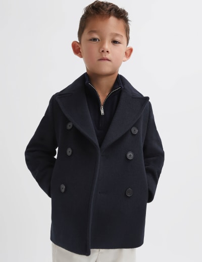 Boys double breasted jacket best sale