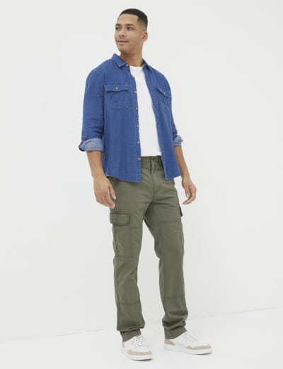 M&s mens cargo pants best sale
