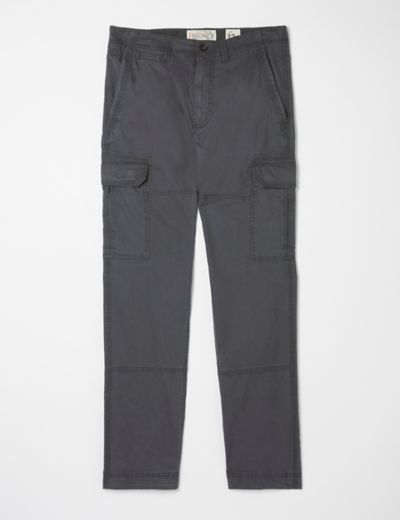 Pure Cotton Straight Fit Cargo Trousers, FatFace