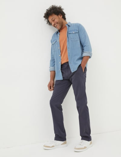 Short leg deals chinos