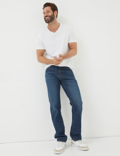 Fat face straight jeans online