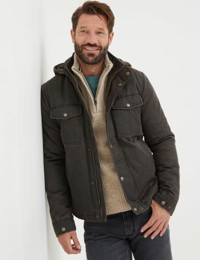 Wax Jacket with Stormwear M S Collection M S